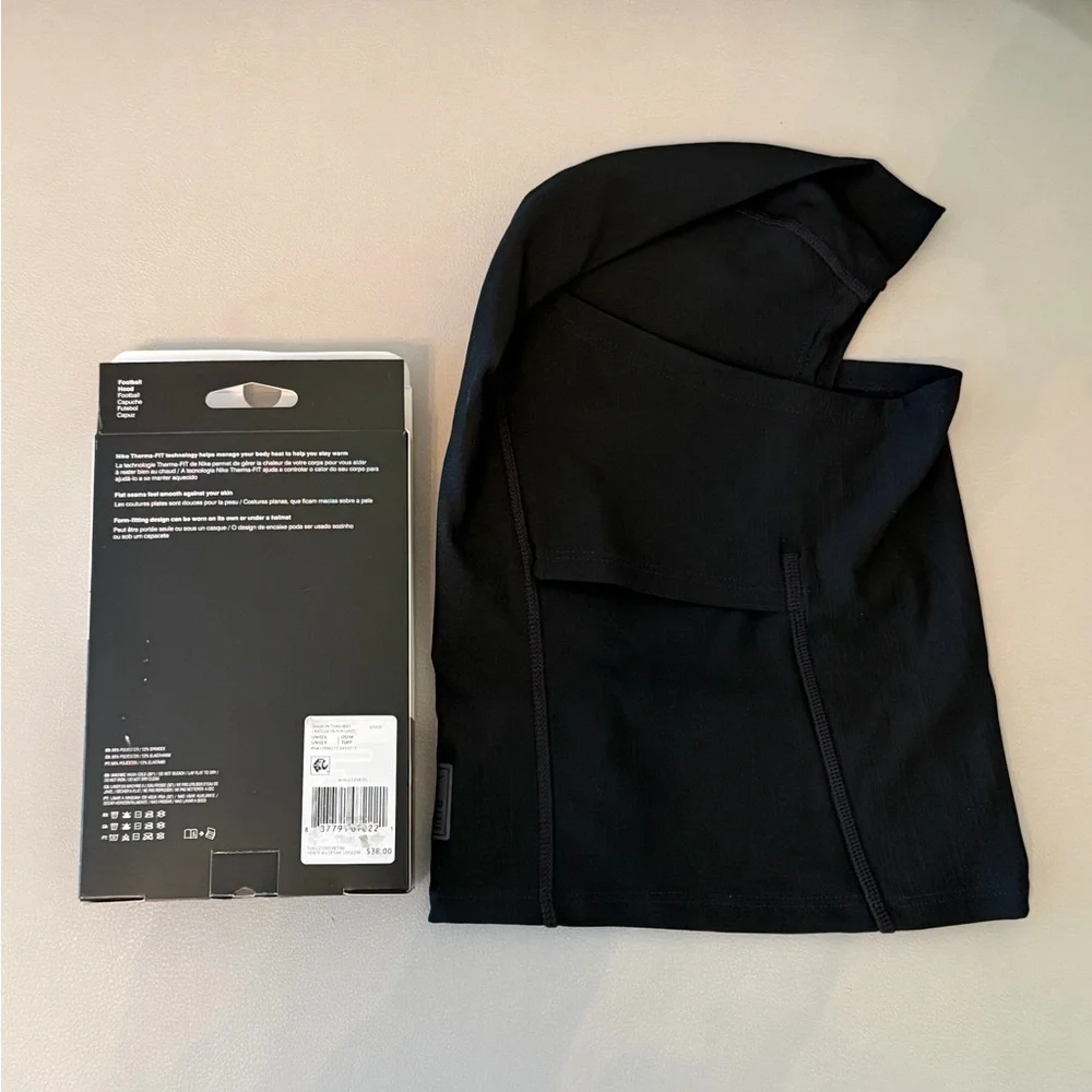 Nike Pro Therma-Fit Hyperwarm Hood Ski Mask Black Brand New